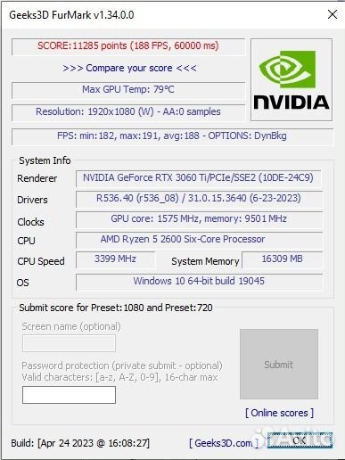 Видеокарта rtx 3060TI
