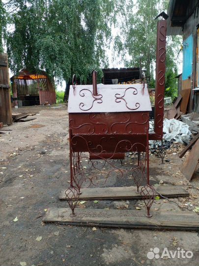 Коптилка горячего копчения,мангал