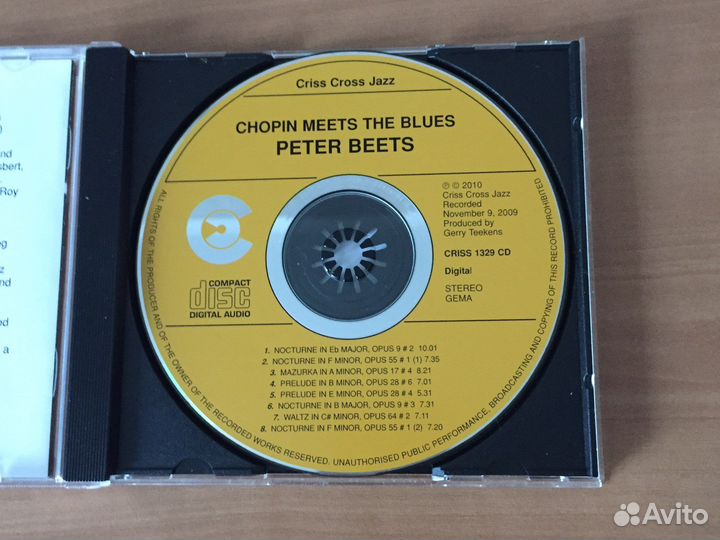 Фирменный диск Criss cross Jazz