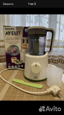 Пароварка блендер avent