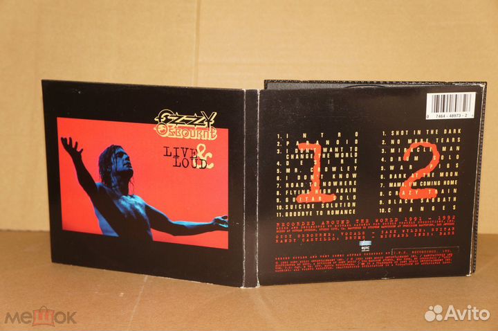 Ozzy Osbourne – Live & Loud (1993) (2 CD) - USA CD