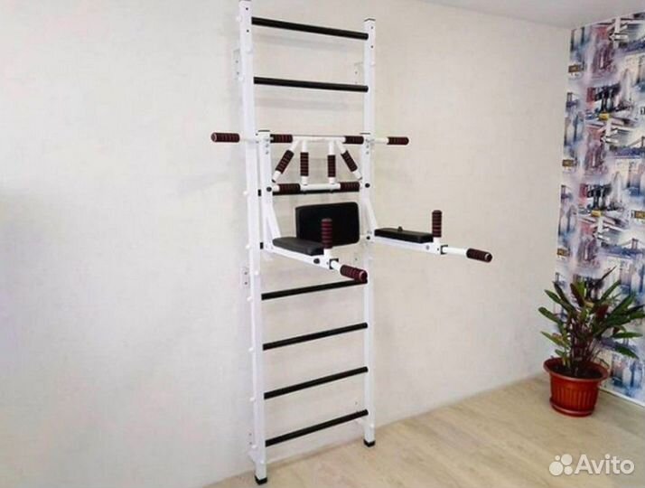 Шведская стенка + турник 3в1