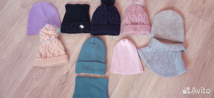 Шапки для девочки 52-54