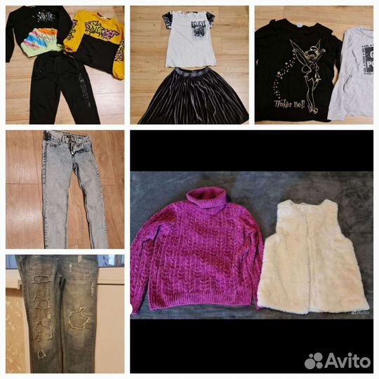 Пакет одежды на девочку 146-152,152