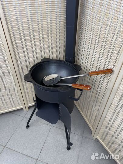 Печь для казана + казан 6 литров