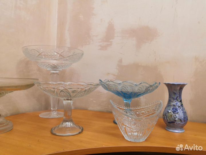 Ваза цветное стекло