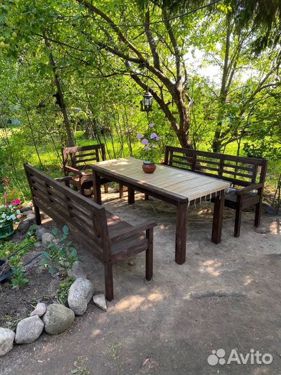 Садовая мебель из дерева