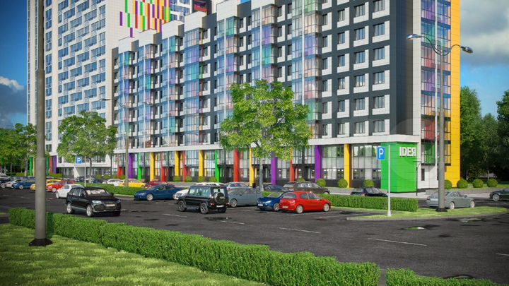 Апартаменты-студия, 20,9 м², 7/9 эт.