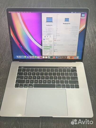 Супер MacBook Pro 15 6 ядер i9 32 gb Ram 4gb video