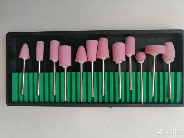 Набор корундовых фрез, 12 шт