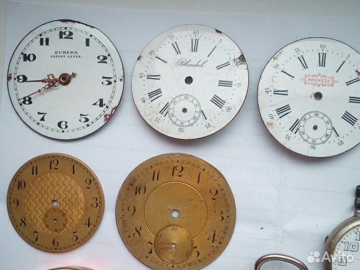 Циферблаты и корпуса для старинных карманных часов