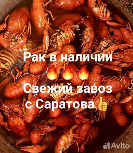Живые и вареные раки на ул. итр 5а