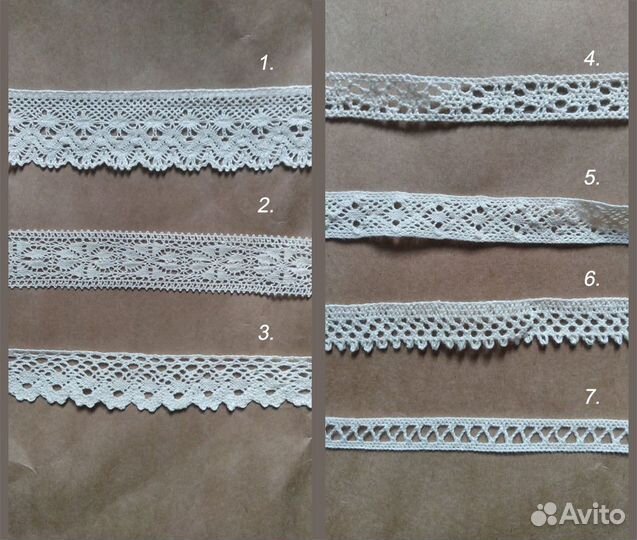 Кружево тесьма для шитья и рукоделия