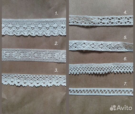 Кружево тесьма для шитья и рукоделия