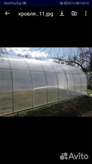 Теплица оцинкованная