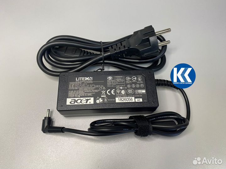 Зарядка Acer 19V 3.42A (3.0x1.0mm) 65W