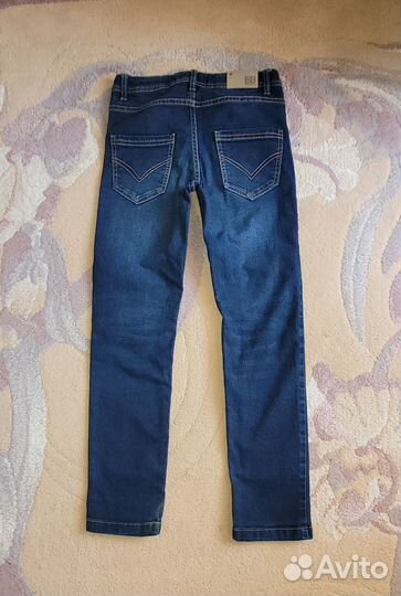 Джинсы детские унисекс р.146