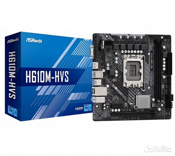 Материнская плата Asrock H610M-HVS D4