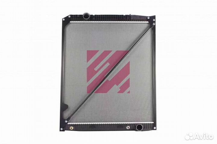 Радиатор Mercedes с рамкой 952x808x48