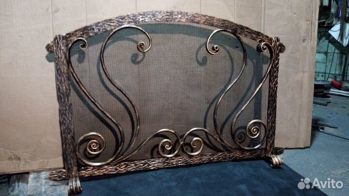 Каминная решётка кованая