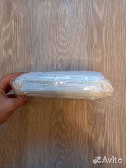 Маска медицинская трёхслойная одноразовая 50шт