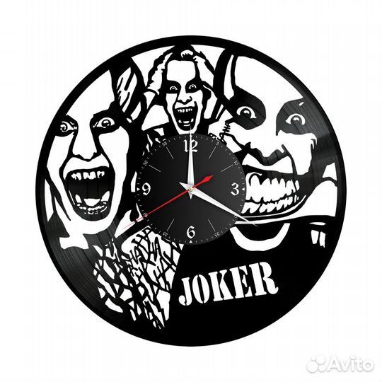 Джокер Joker №5 часы из винила