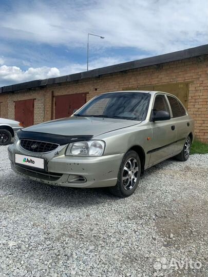 Hyundai Accent 1.5 МТ, 2004, 260 000 км