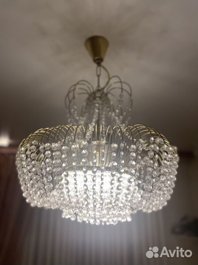 Люстра хрустальная