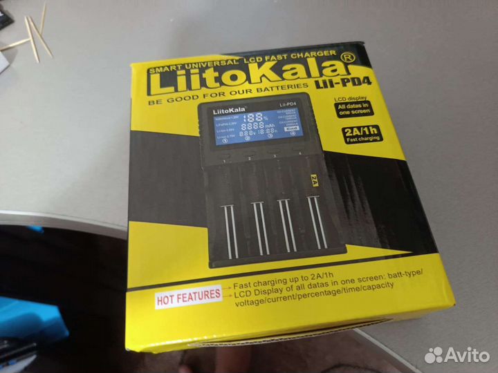 Зарядное LitiKala+ 6 акб 18650