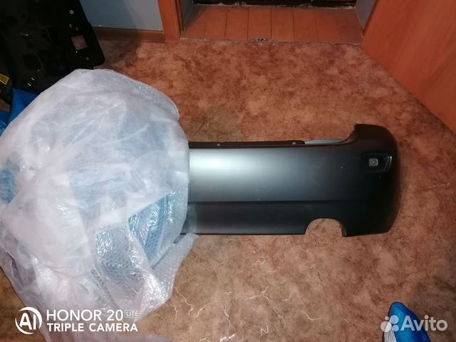 Бампер задний LADA Kalina 2119 в цвет (Совиньон)