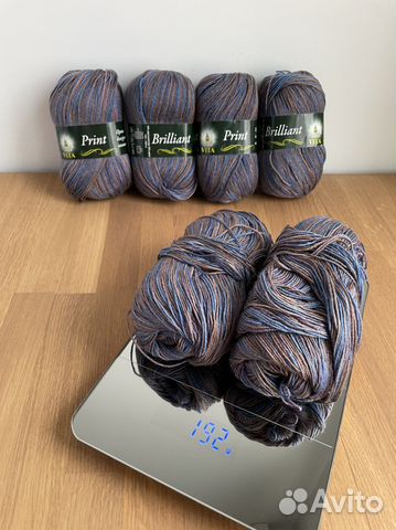 Пряжа Vita brilliant и sapphire