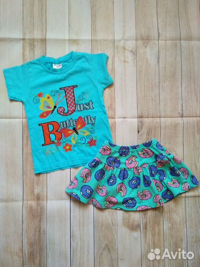 Пакет летних вещей для девочки 2года