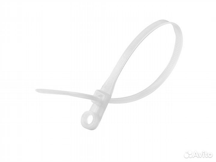 Стяжки Optimus 3,6x150мм с монтажным кольцом белые (100шт)