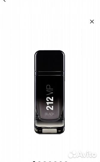 Духи Carolina herrera 212 vip black