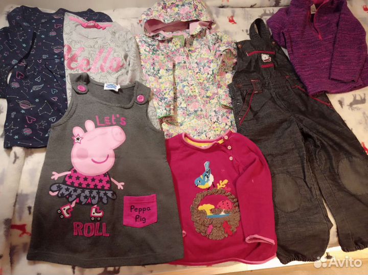 Детские вещи пакетом для девочек размер 98