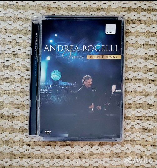 Andrea Bocelli - Vivere (DVD диск из Италии)