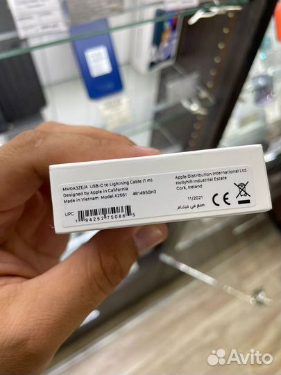 Кабель Apple USB-C/Lightning Cable, 1m (MM0A3)