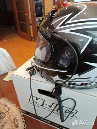 Зимний мотошлем с обогревом стекла