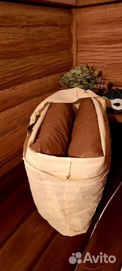 Матрас для бани из сена травяной