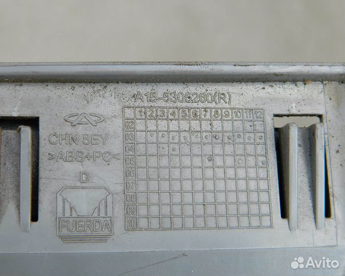 Дефлектор воздушный правый Chery Amulet