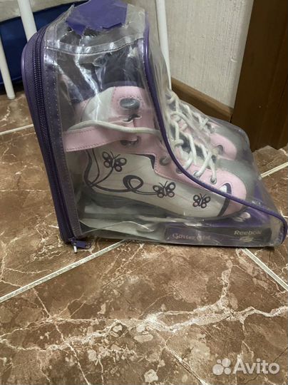 Коньки reebok детские для девочки