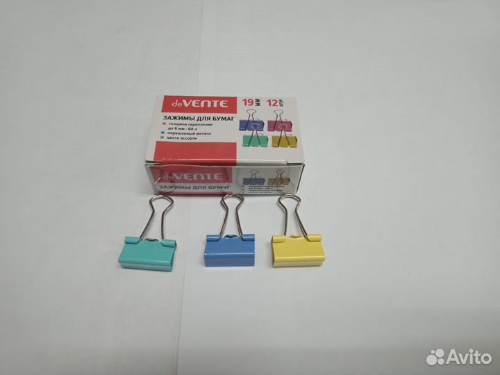 Зажимы для бумаг vente, 60782