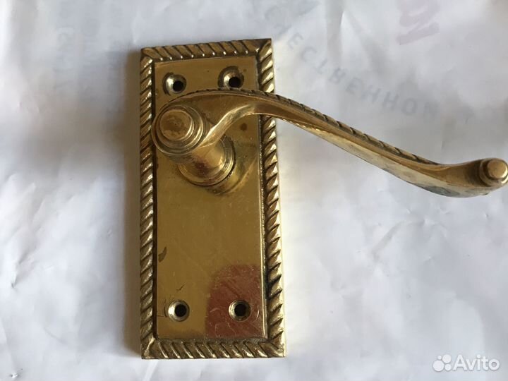 Дверные ручки латунные Индия бу