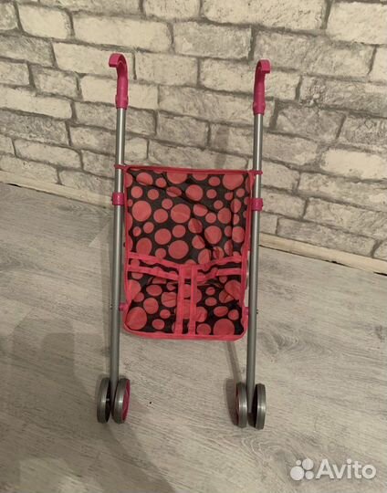 Коляска трость для пупса новая