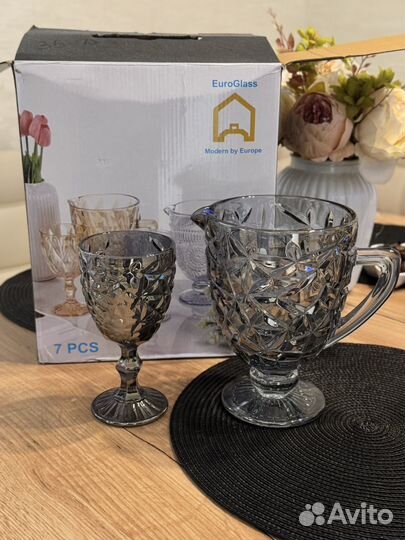 Набор кувшин и стаканы