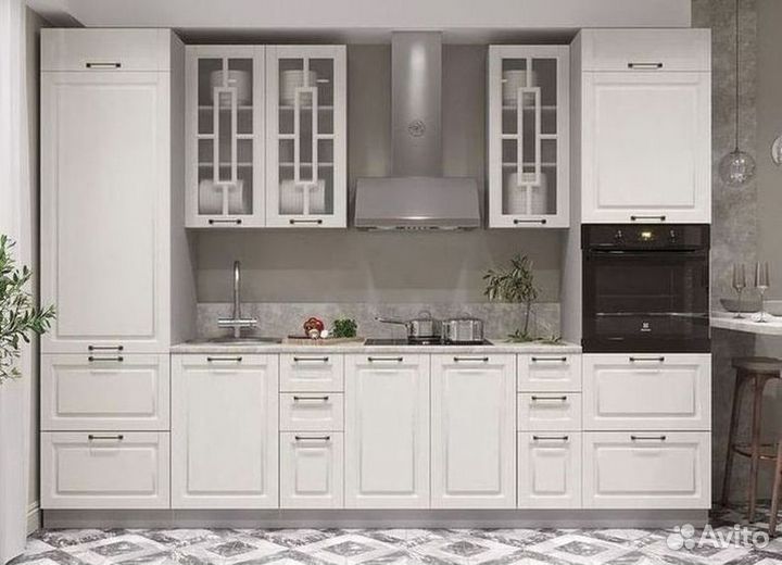 Кухня не бу с техникой в частный дом