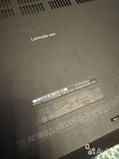 Ноутбук Dell latitude 3580 core i3