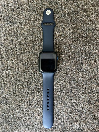 Часы apple watch 6 44 mm blue