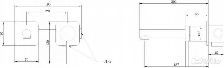 Смеситель для раковины abber Emotion AF8812G, матовое золото