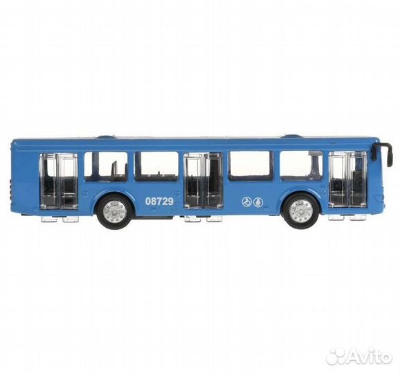 Металлическая инерционная модель «Электробус»